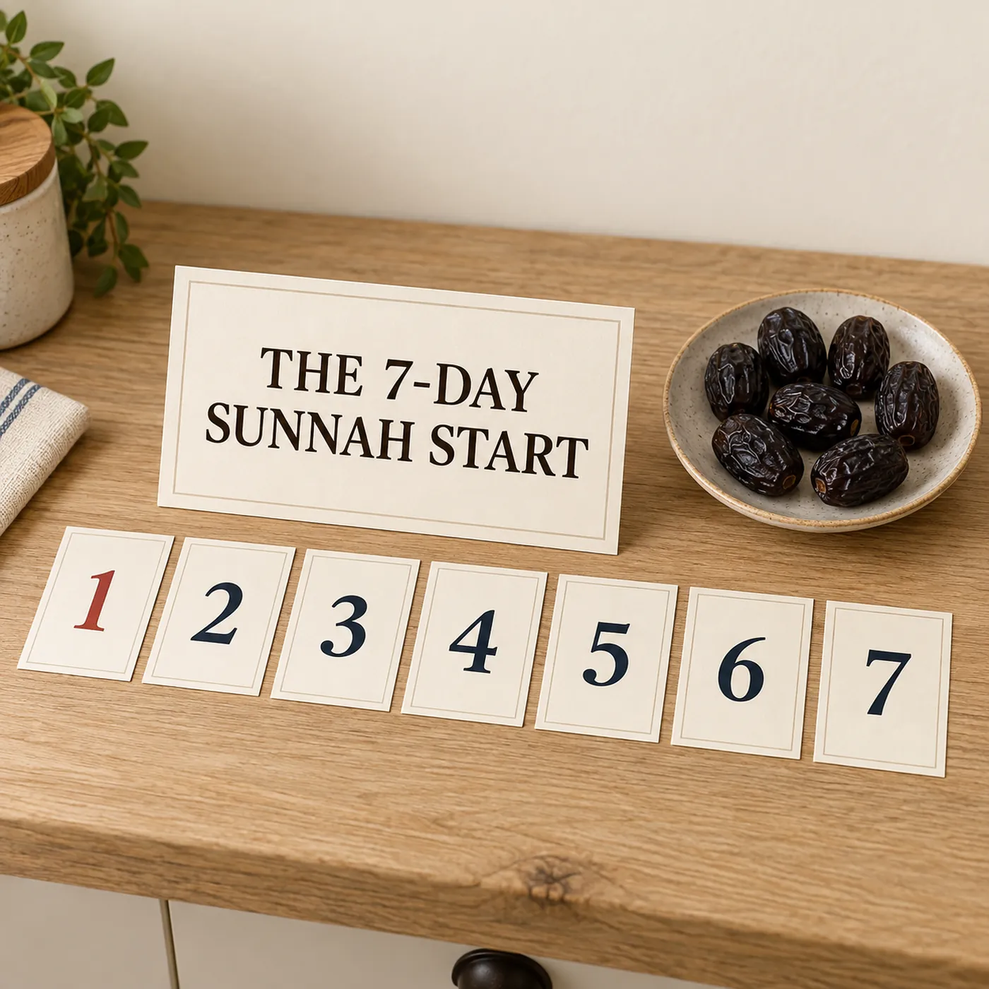 Gift 2: The 7-Day Sunnah Start